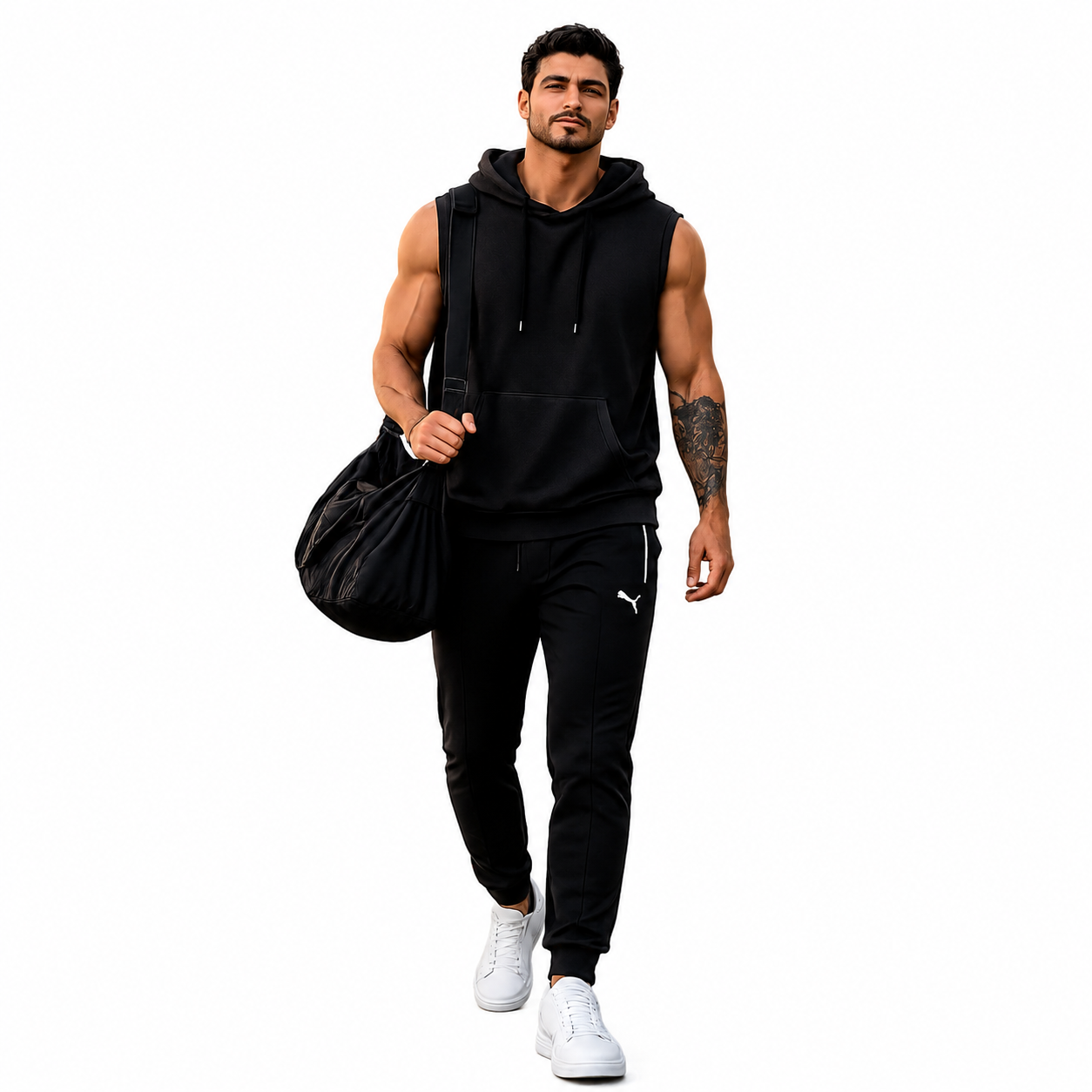 PUMA Men’s Slim Fit Joggers, Size L.
