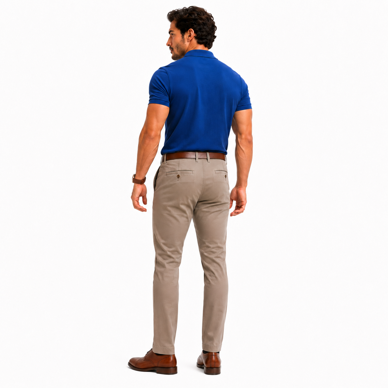 Haggar Men's Comfort Dress Pants Khaki Tan Size 38x29.